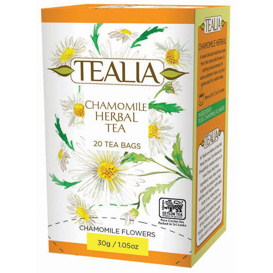 Infusión Camomille en bolsitas – Tealia