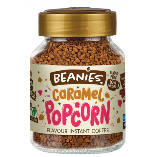 Café instantáneo Caramel Popcorn – Beanies Coffee