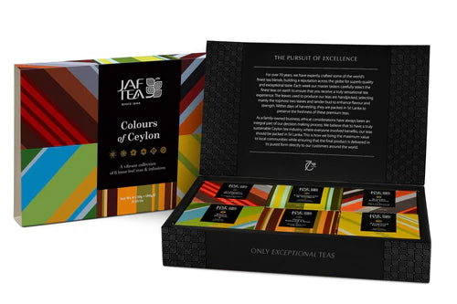 Caja de té en hoja surtido Colours of Ceylan - Jaftea