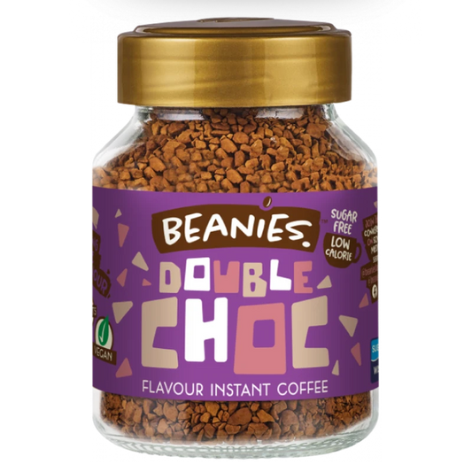 double chocolate café beanies frasco 50 gramos