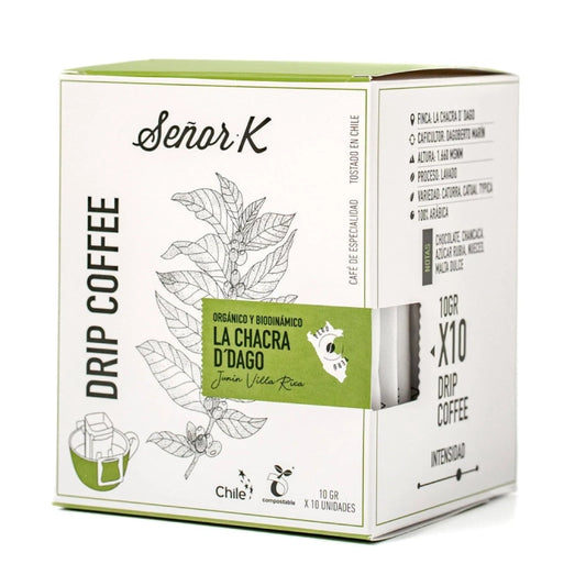 Drip Coffee La Chacra D´Dago Perú - Señor K