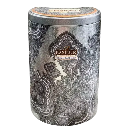 Lata con Té negro y bergamota Linea Orient, Persian Earl Grey 100 gramos de té en hoja