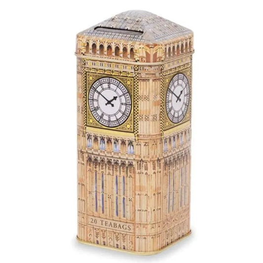 Lata de Big Ben con té negro English Breakfast 20 bolsitas