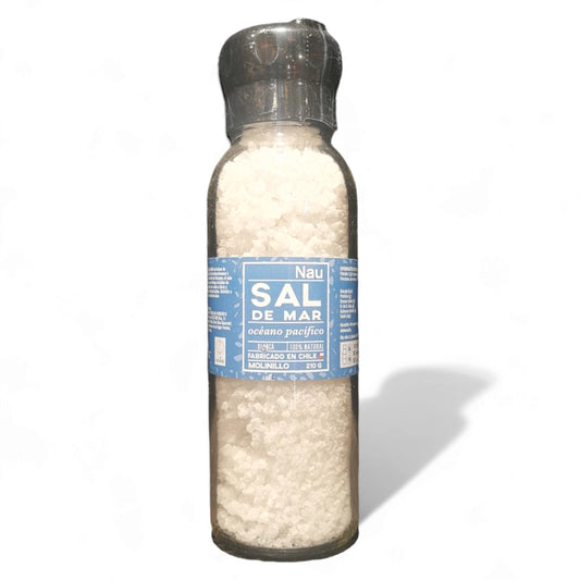 Molinillo con sal de mar del Océano Pacifico 210gr - Nau