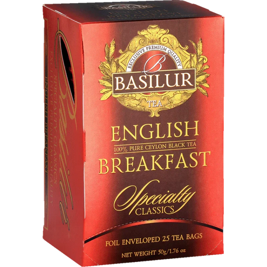 Té negro English Breakfast 25 bolsitas - Basilur