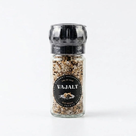 Sal de mar Infusionada con Ajo negro molinillo 50gr
