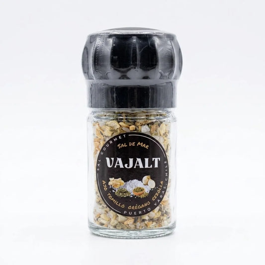 Sal de Mar Infusionada Ajo Tomillo Orégano Cebolla Molinillo 50 GR