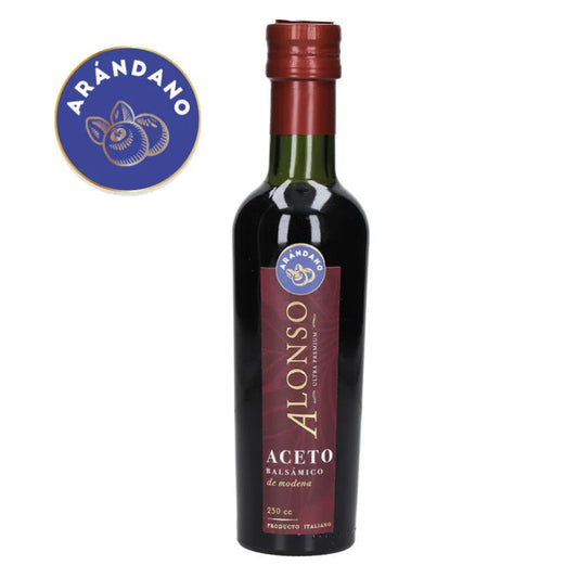 Aceto balsámico saborizado con arándano 250 ml
