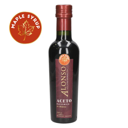 Aceto balsámico saborizado con Maple syrup 250 ml