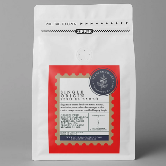 Café de grano Perú Lavado El bambú 250 gramos