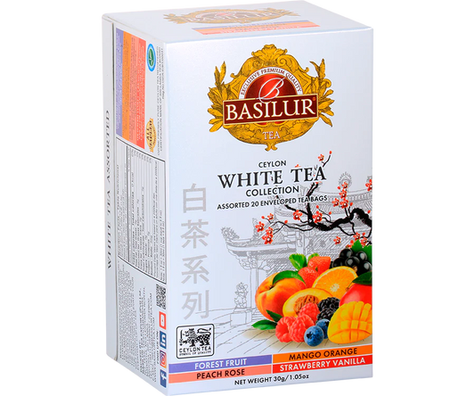 Té blanco frutales surtido 20 bolsitas – Basilur