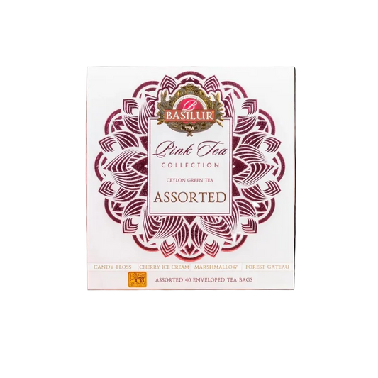 Té verdes surtidos Pink 40 bolsitas