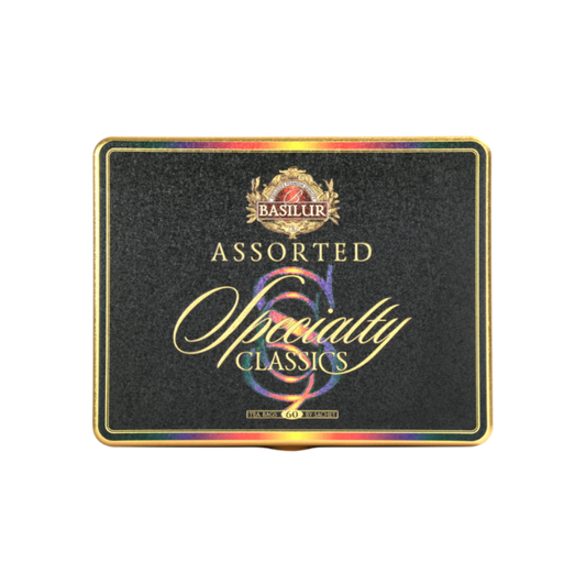 Lata con Té negros y verdes surtido Specialty classic 60 bolsitas
