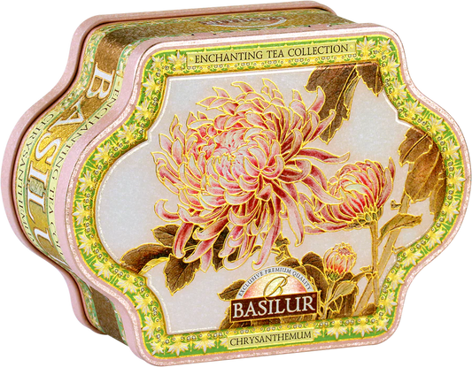 Té verde Chrysantemum lata 100 gramos – Basilur