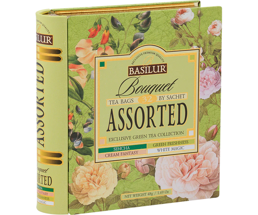 Libro té verde surtido Bouquet 32 bolsitas - Basilur