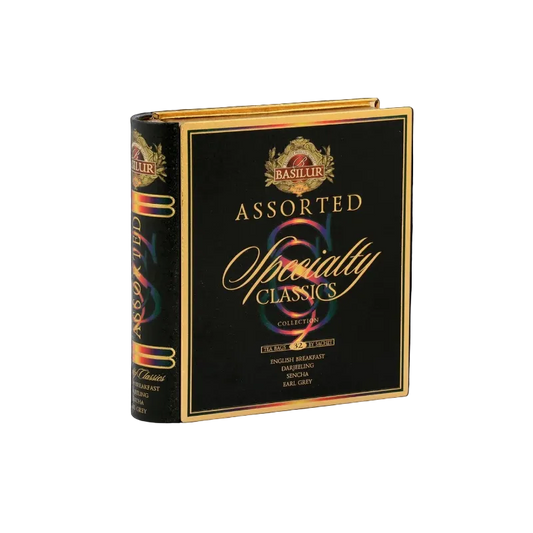 Libro de lata con té clásico surtido Specialty Classic 32 bolsitas