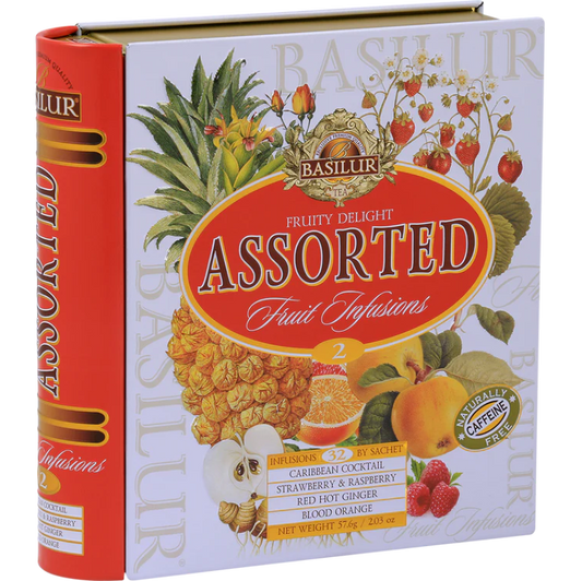 Libro infusiones surtido Fruit infusion 32 bolsitas - Basilur