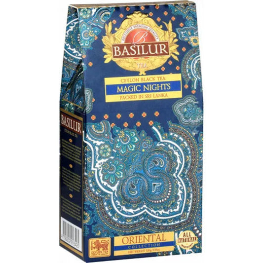 Té negro y sabor Magic night 100 gramos de té en hoja