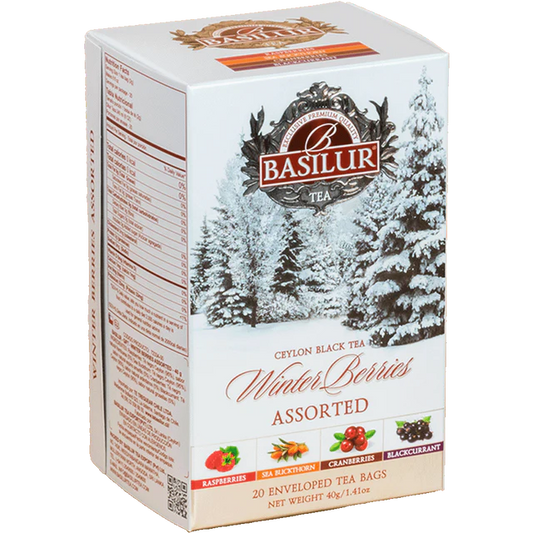 Té negro con berries Winter Berries 20 bolsitas surtidas - Basilur