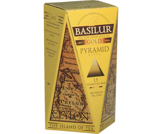 Té negro Gold 15 pirámides - Basilur
