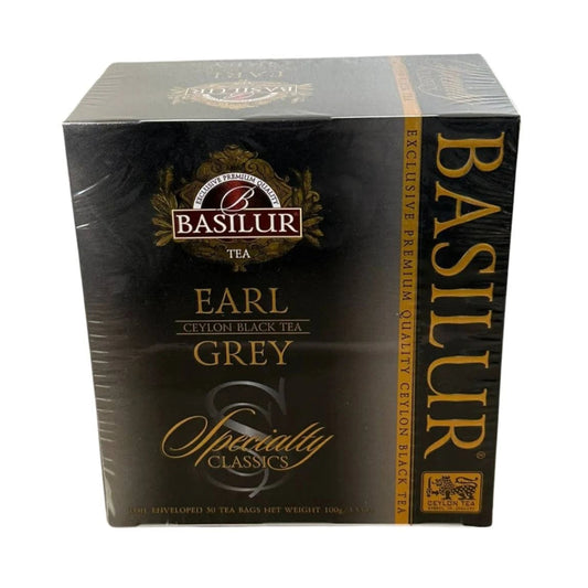 Té negro Earl Grey 50 bolsitas - Basil