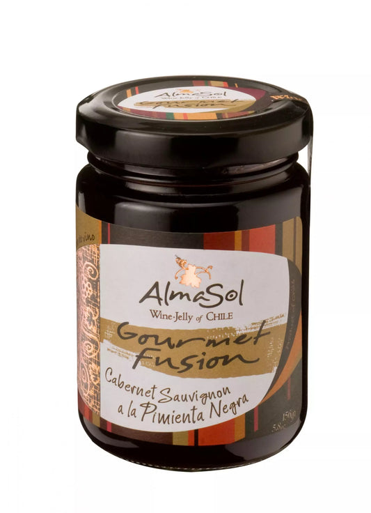 Jalea de Vino Cabernet Sauvignon y Pimienta Negra