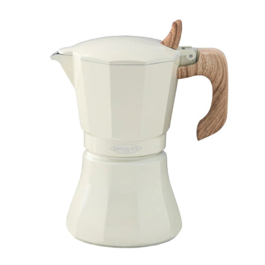 Cafetera italiana Petra Cream 6 tazas – Oroley