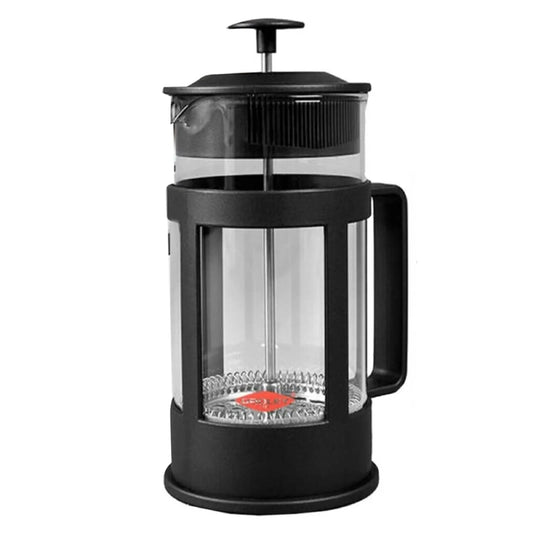 Cafetera de prensa francesa Parma negra 3 tazas
