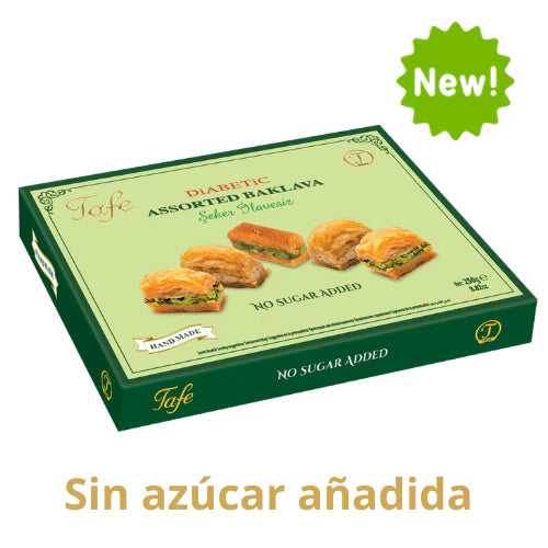 Baklava surtido sin azucar 250 gramos - Tafe