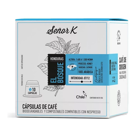 Café El Bosque Honduras cápsulas Nesspresso – Señor K