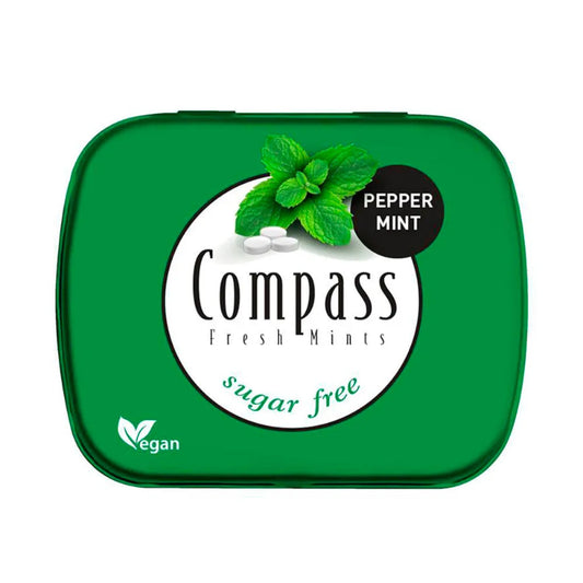 Lata de caramelos mentolados sabor menta
