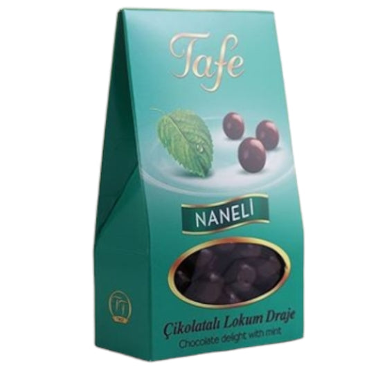 Delicia turca de menta bañada en chocolate 60gr