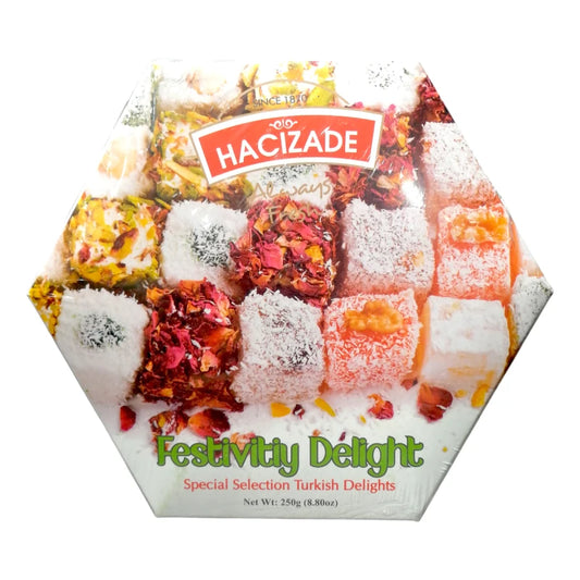 Delicia turca surtida Festivity 250 gramos - Hacizade