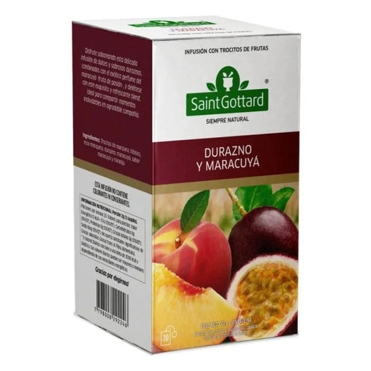 Infusión frutal Durazno y maracuyá 20 bolsitas