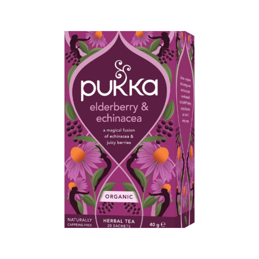 Infusión herbal orgánica Elderberry & Echinacea 20 bolsitas