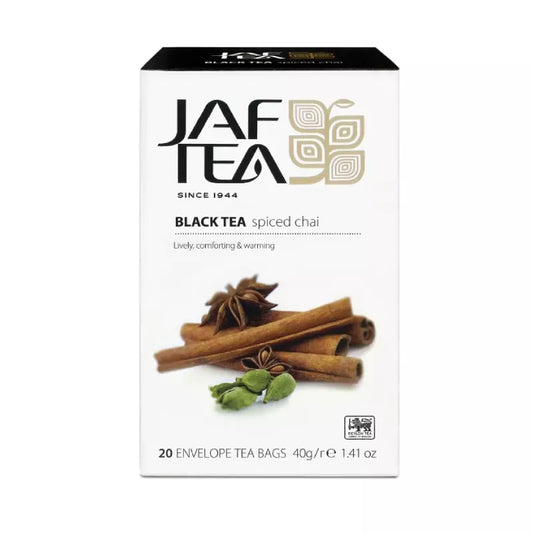 Té negro spiced chai 20 bolsitas – Jaftea