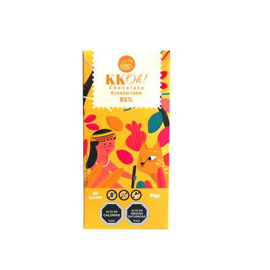 Barra de chocolate ecuatoriano 85% cacao - Kkoh