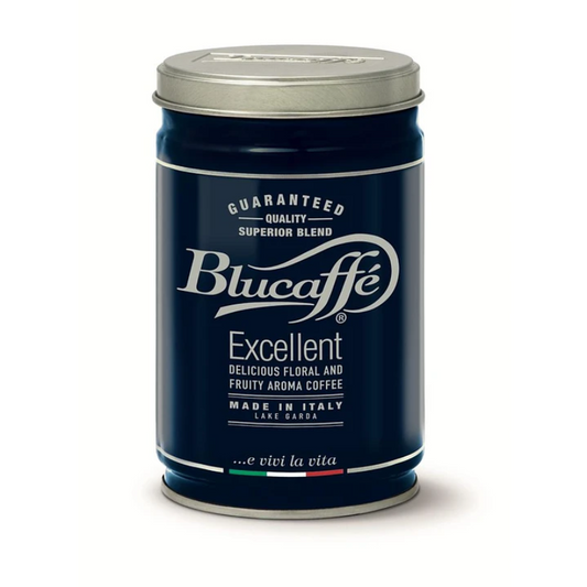 Lata con café molido Italiano Bluecaffe Excellent 250 gramos
