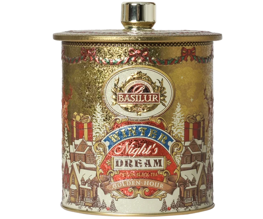 Lata Winter Nights Dream con té negro saborizado 30 bolsitas de piramide