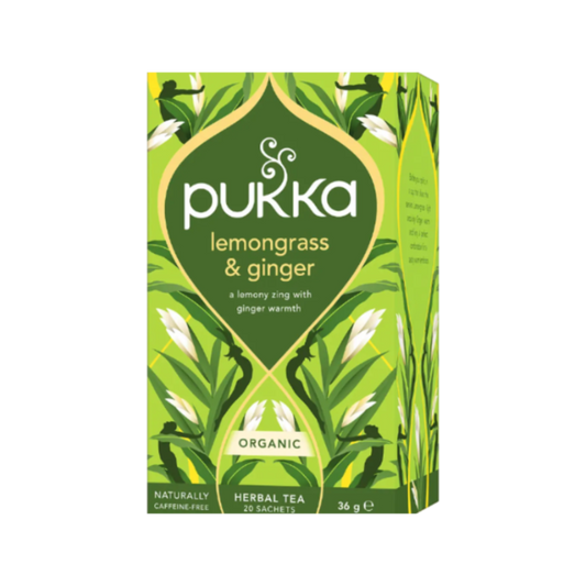 Infusión herbal orgánica Lemongrass & ginger 20 bolsitas