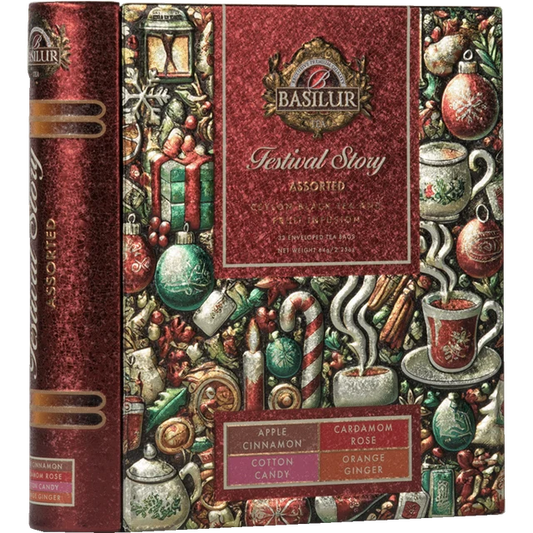 Libro de té negros surtidos Festival Story 32 bolsitas