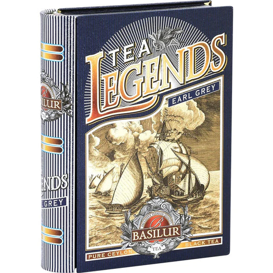 Libro té negro Tea Legends Earl Grey 100 gramos - Basilur