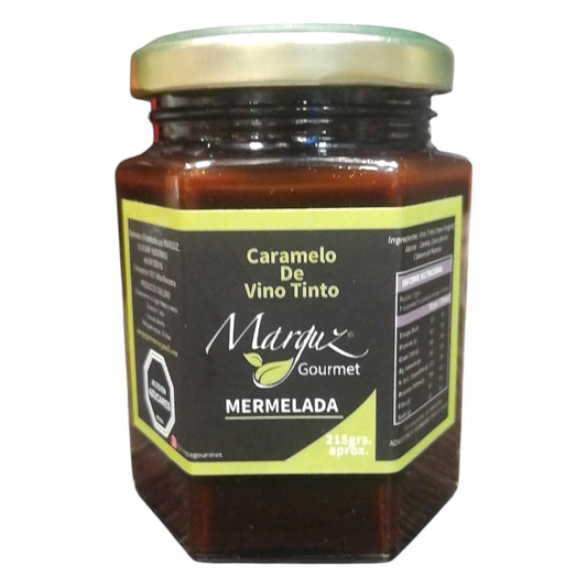 Mermelada caramelo de vino tinto 215 gr - Marguz