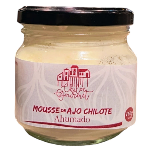 Mousse de ajo chilote ahumado - Chiloe Gourmet