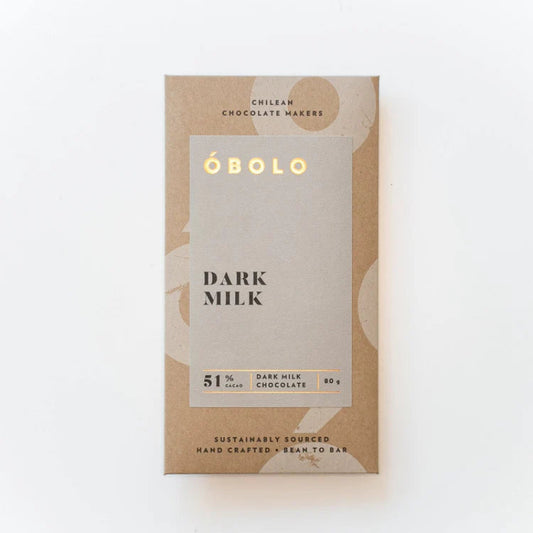Chocolate en barra sabor Dark Milk 80 gramos