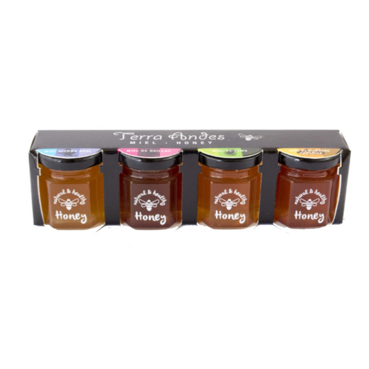 Pack regalo miel 4 variedades de 45 gramos