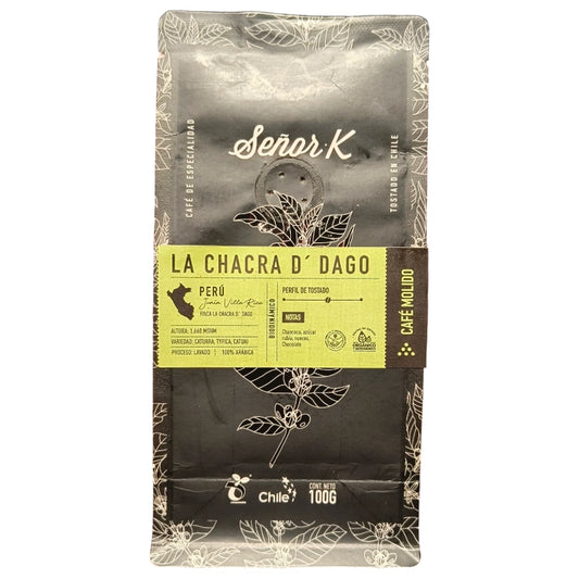 Café Chacra D'Dago molido 100 gramos - Señor K