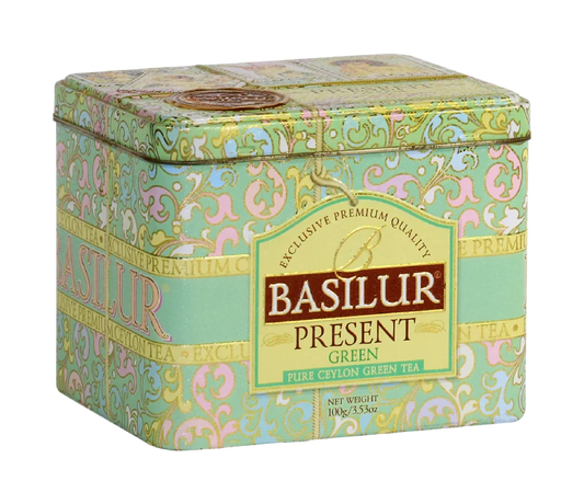 Lata té verde Present Green 100 gramos