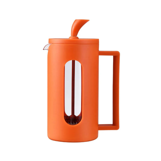 Cafetera de prensa francesa Roma naranja 3 tazas - Oroley