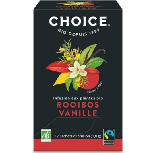 Infusión herbal Rooibos Vanille 17 bolsitas